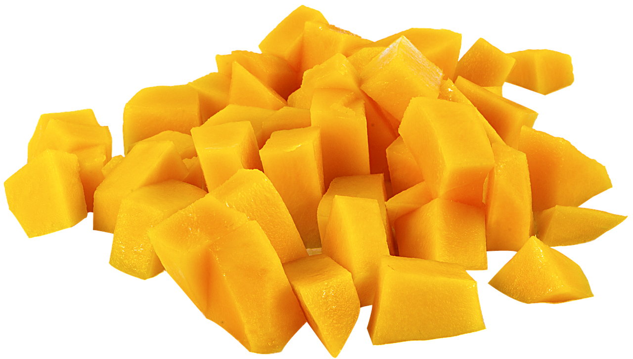 fruit, mango, parts