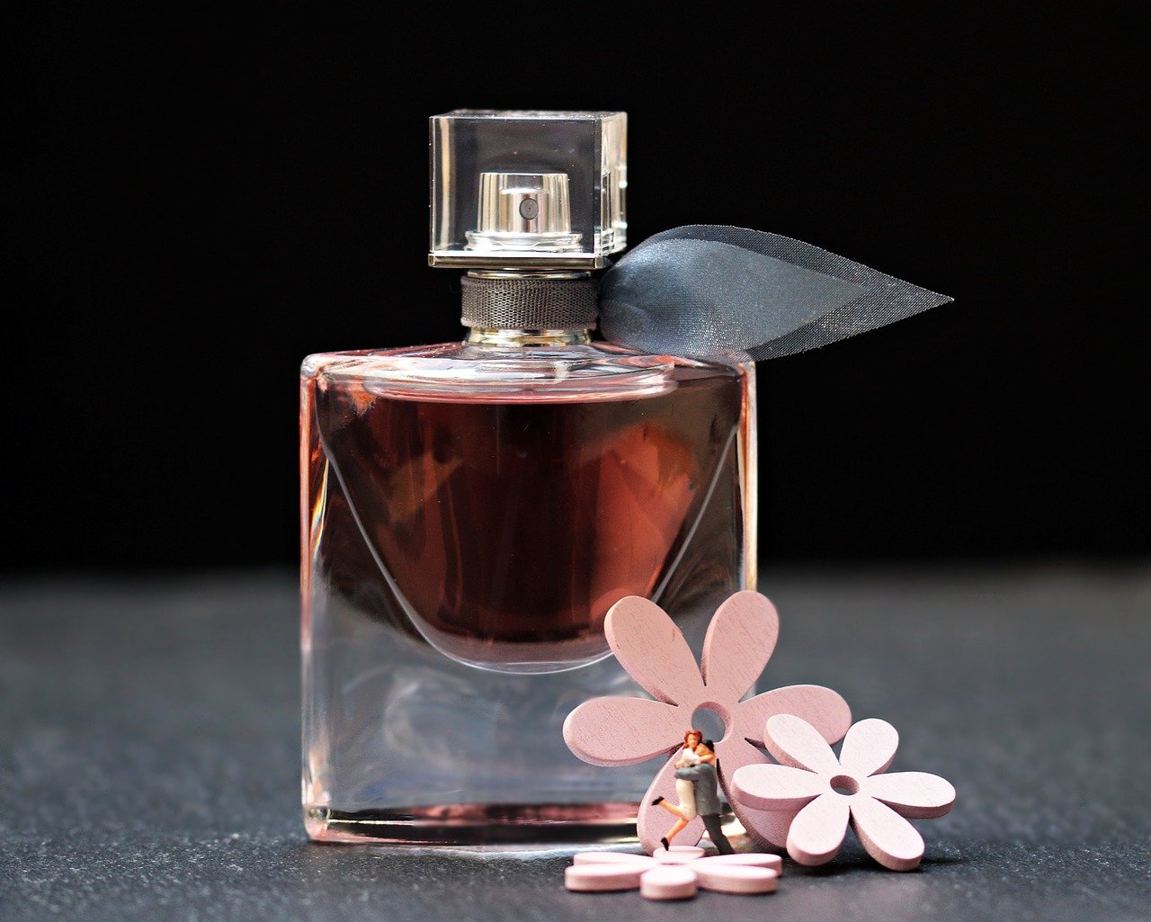 perfume, flacon, glass bottle
